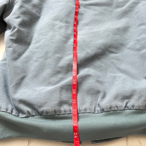 Carhartt blue canvas, Sherpa fleece lined jacket.  Size woman’s M - Picture 8 of 9